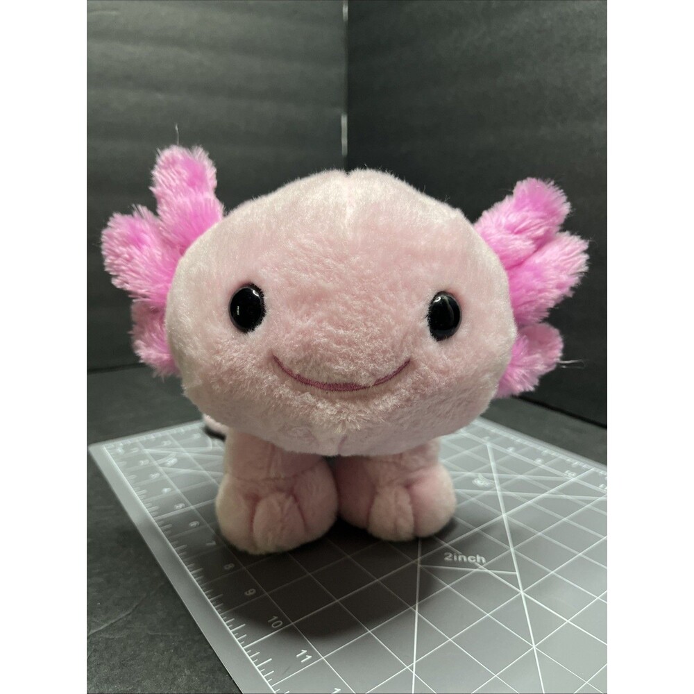 Build A Bear Pink Axolotl Plush 16” Stuffed Animal Salamander BAB Soft Toy